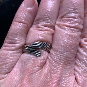 Sterling Silver Wings Ring